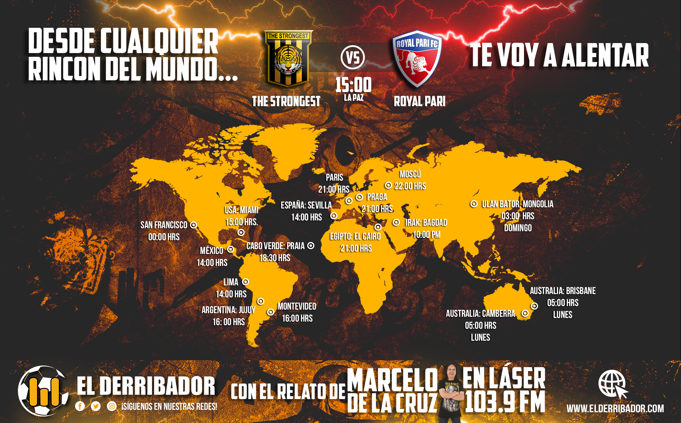 THE STRONGEST Vs ROYAL PARI en Vivo