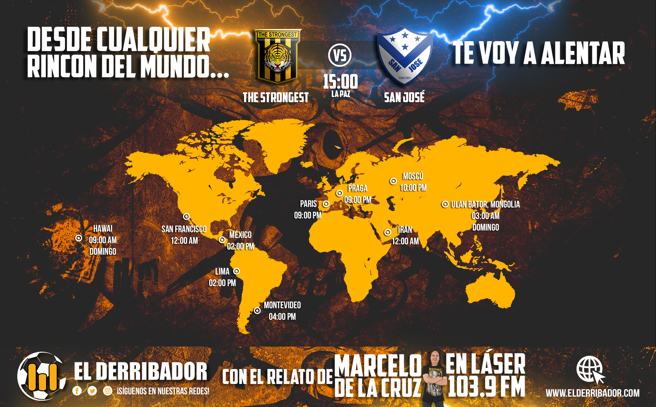 THE STRONGEST Vs SAN JOSÉ en la Radio