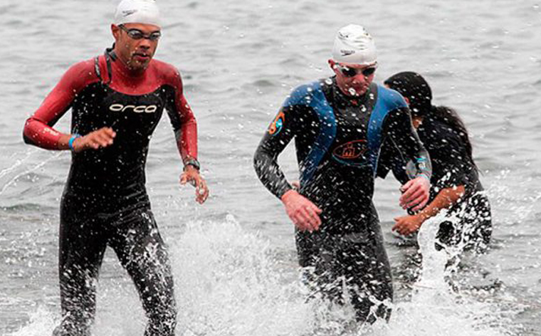 Todo listo para el triatlón