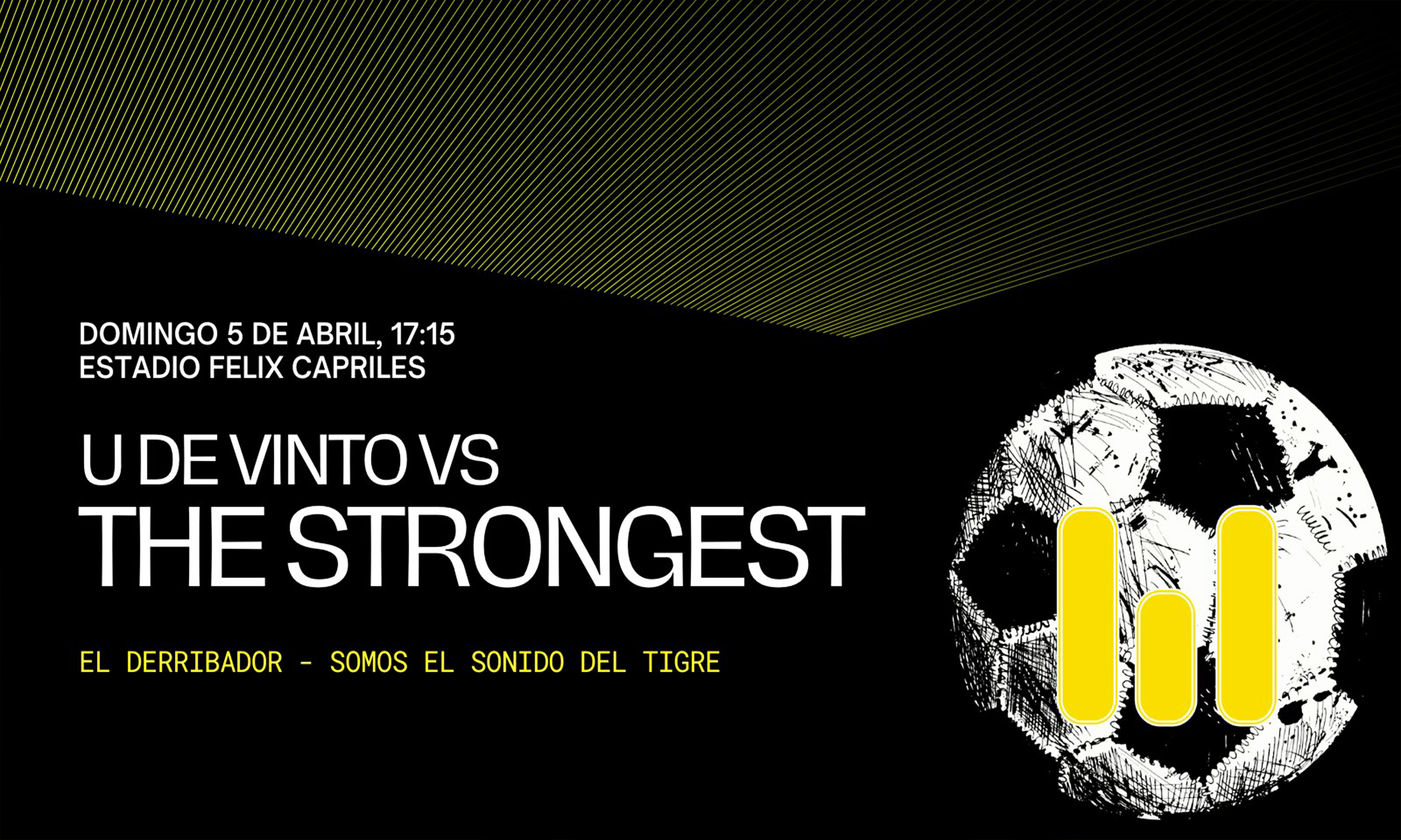 U de Vinto vs The Strongest en la Radio
