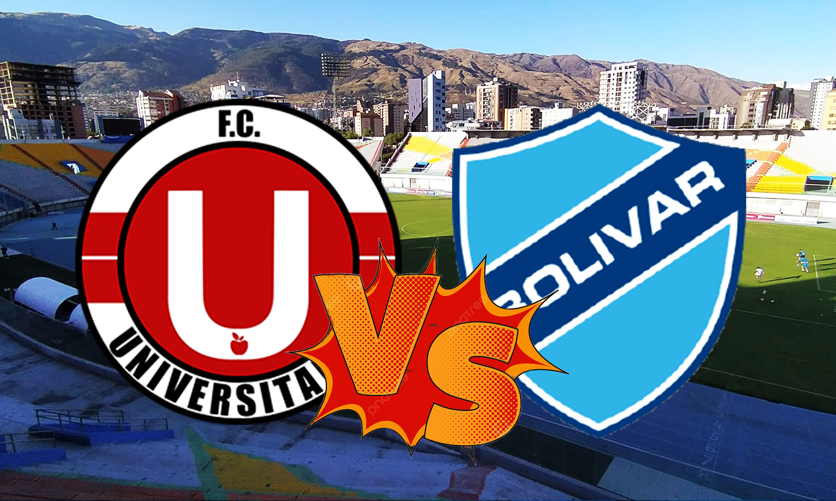 Universitario de Vinto vs Bolívar en la radio